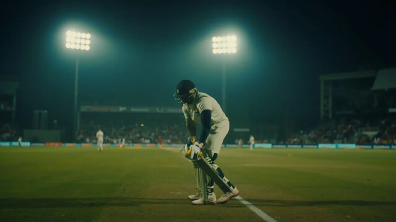 An unbranded fielder setting position for the final overs, batter distant and scoreboard excluded